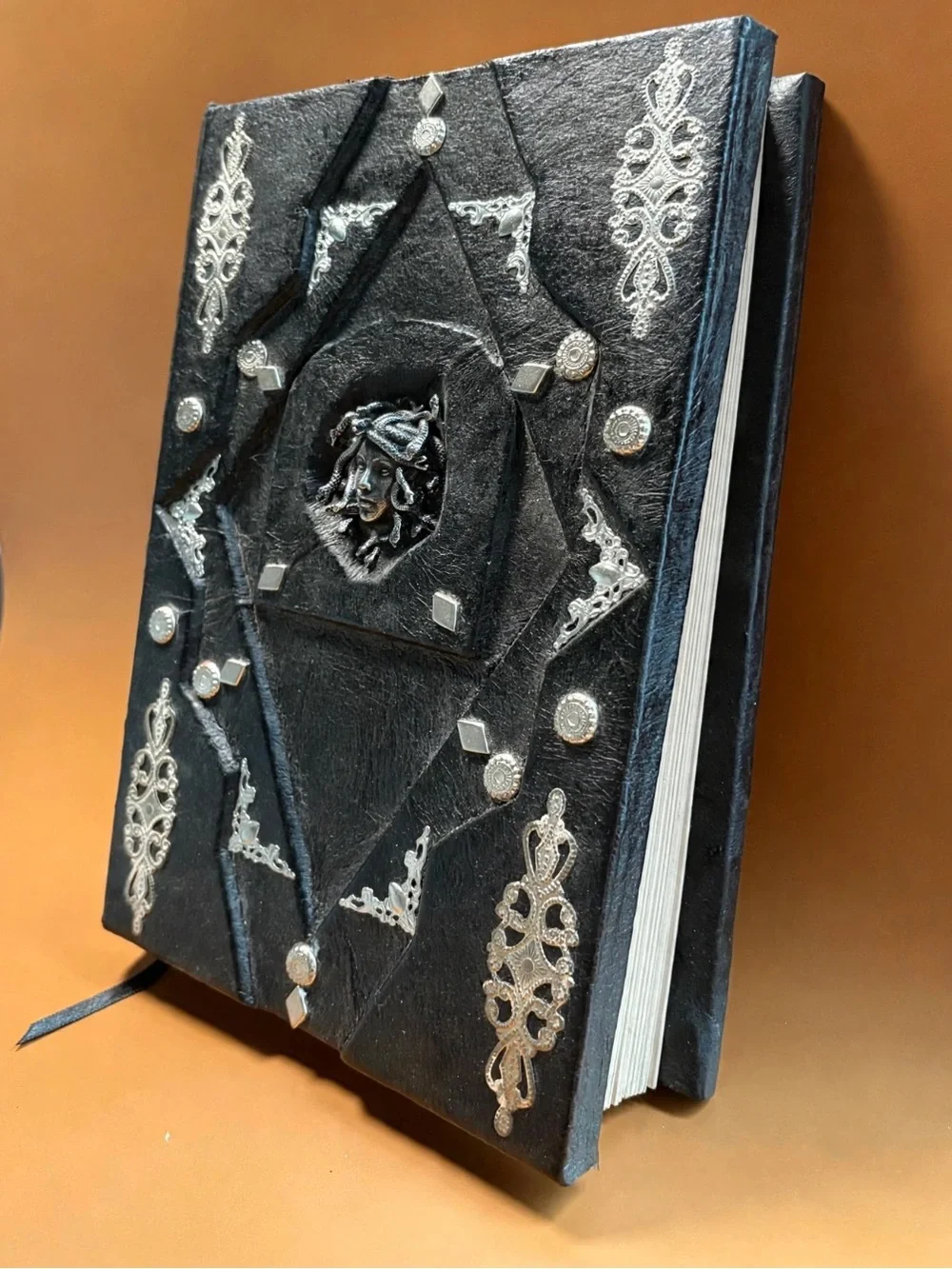 Handcrafted Medusa Grimoire Journal | Mexican Artisan